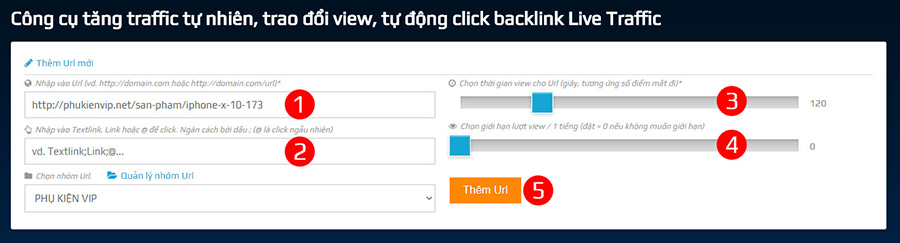 Hướng dẫn sử dụng Live Traffic