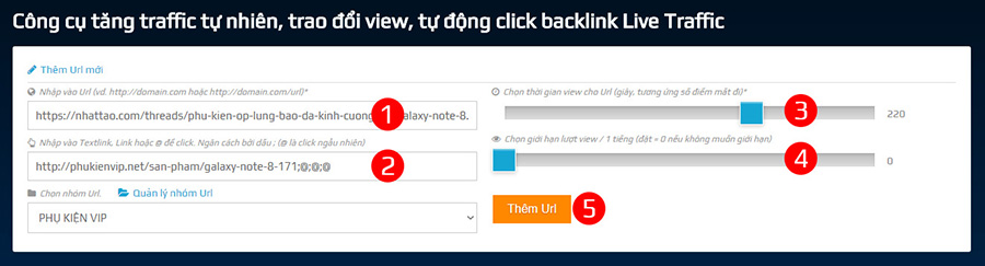 Hướng dẫn sử dụng Live Traffic