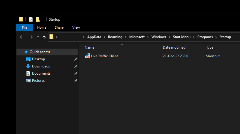 Thêm chương trình khởi động cùng hệ thống.